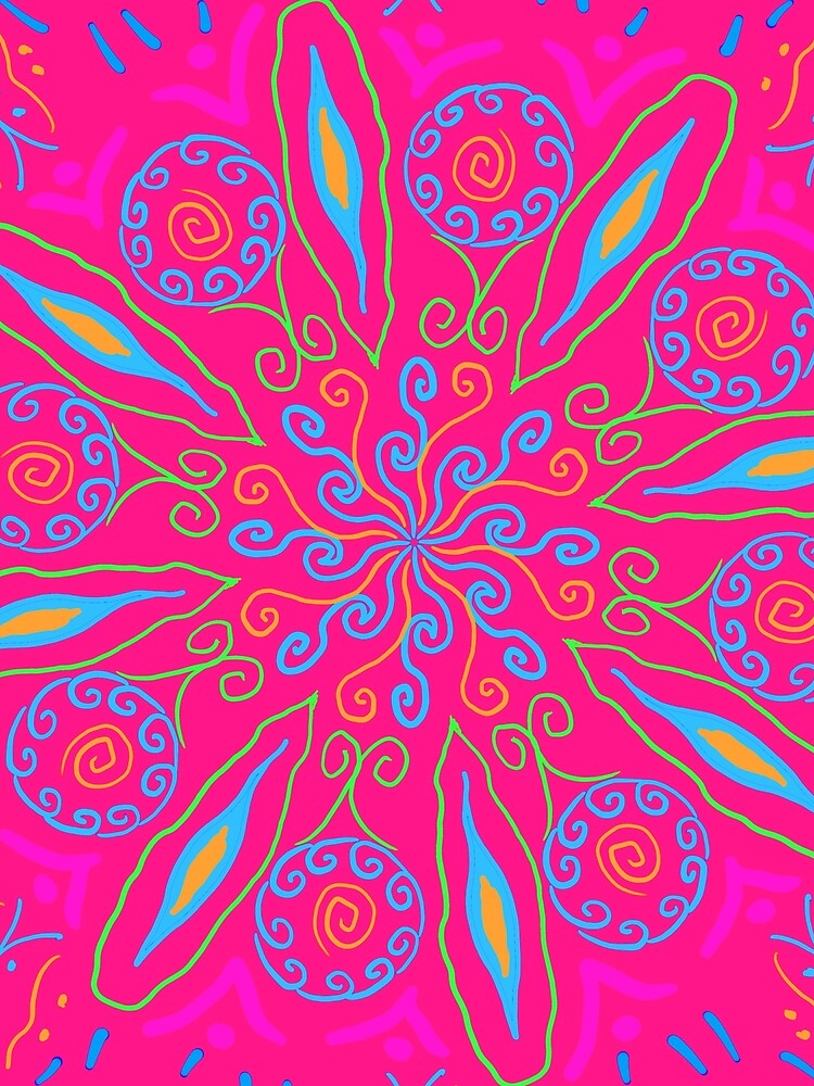 Pink Hipster Flower by roseglasses