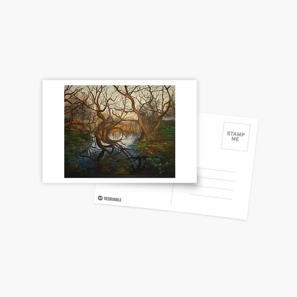 Eerie trees Postcard