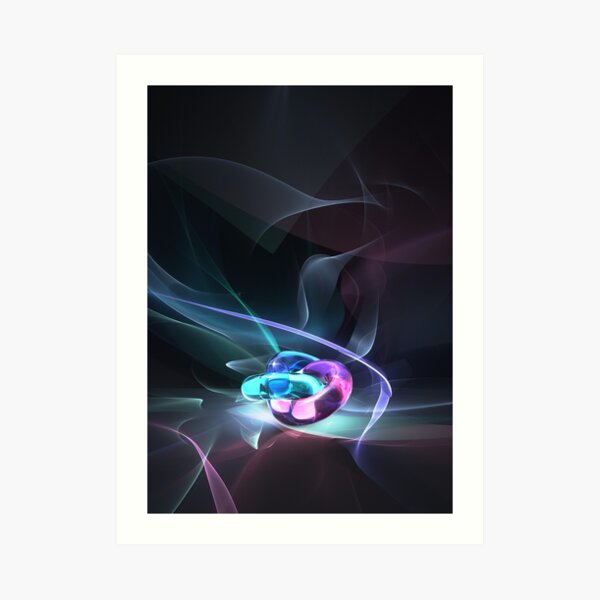 Caustics Madness - Knot Art Print