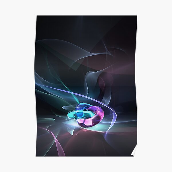 Caustics Madness - Knot Poster