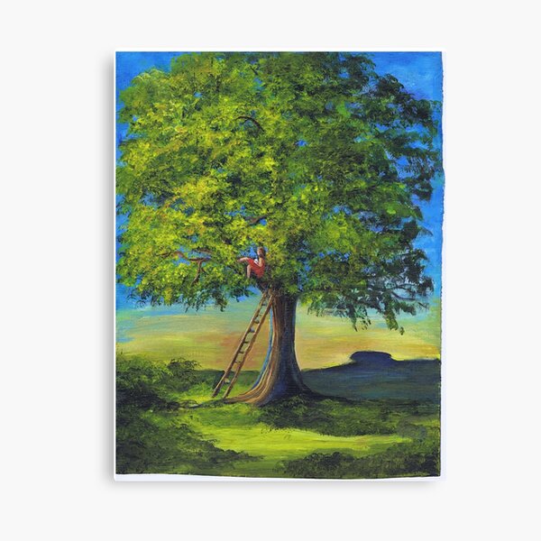 High in the linden tree Canvas Print