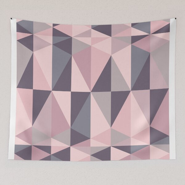 Item preview, geometric pink gray designed and sold by ElaSzczepaniak.