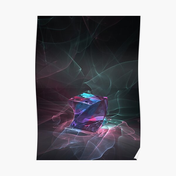 Caustics Madness - Screwed Cube Poster