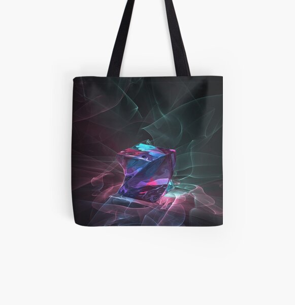 Caustics Madness - Screwed Cube All Over Print Tote Bag