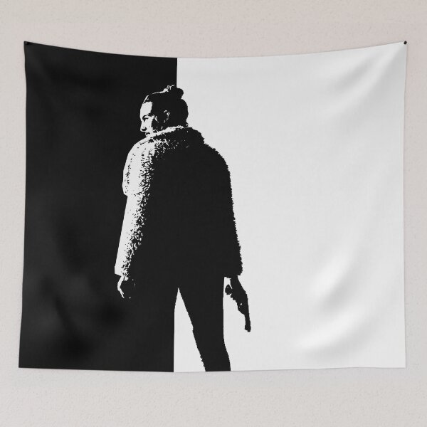 Item preview, Killing Eve Simple Black and White Figure designed and sold by someteaandtoast.