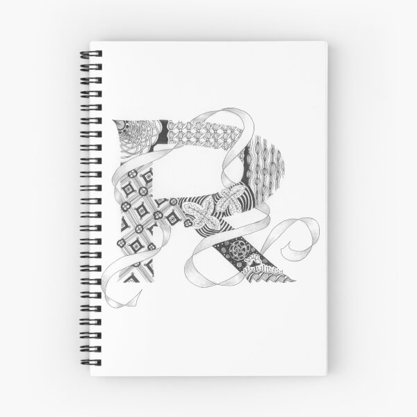 Item preview, Zentangle®-Inspired Art - Tangled Alphabet - R designed and sold by Laurel Storey, CZT.