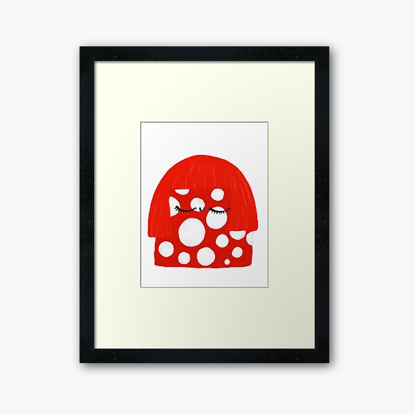 Yayoi Blob Framed Art Print