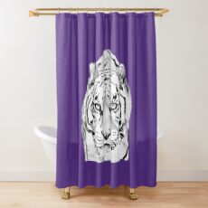 Clemson Purple Shower Curtains Redbubble