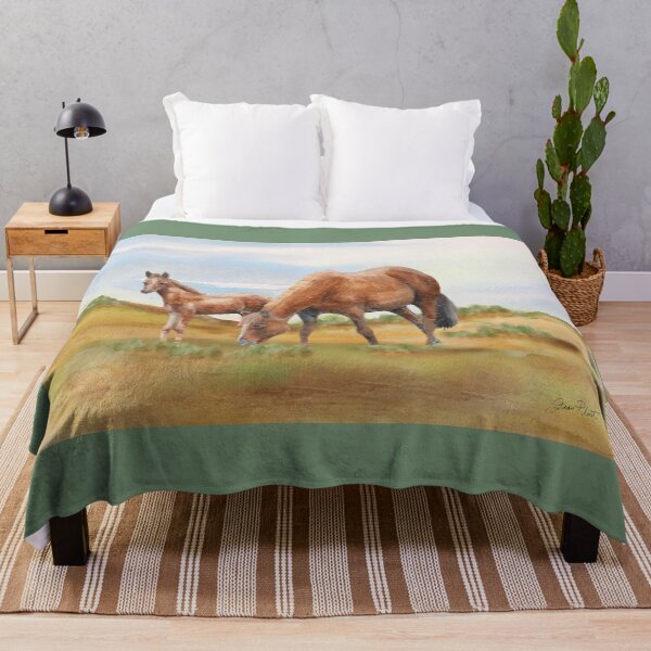 Item preview, Farm Animals In The Pasture-Horses designed and sold by Jean Plout.
