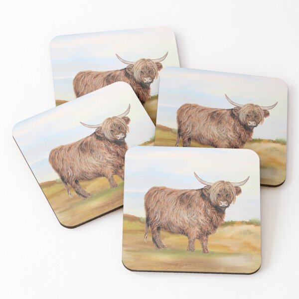 Item preview, Farm Animals In The Pasture-Highland Bull designed and sold by Jean Plout.