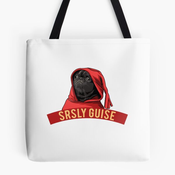Item preview, Srsly Guise Pug Gif designed and sold by FinestMeme.