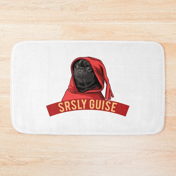 Item preview, Srsly Guise Pug Gif designed and sold by FinestMeme.