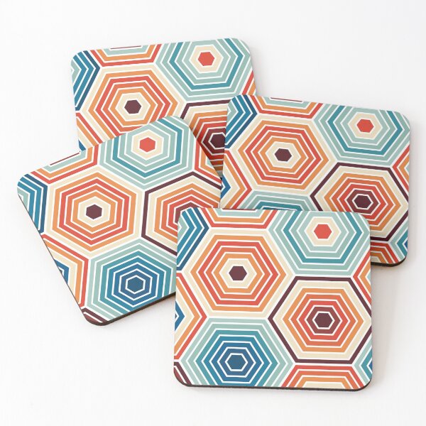 Item preview, Seamless Hexagon Geometric Pattern designed and sold by cadinera.