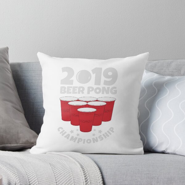 Artikelvorschau, Bier-Pong-Meisterschaft 2019 entworfen und verkauft von CrayzeeTeesUSA.