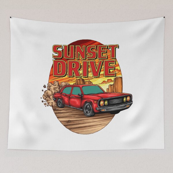 Item preview, Sunset Drive  designed and sold by CrayzeeTeesUSA.