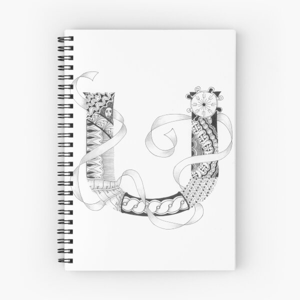 Item preview, Zentangle®-Inspired Art - Tangled Alphabet - U designed and sold by Laurel Storey, CZT.