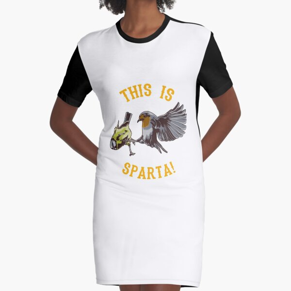 This Is Sparta Bird Meme | Hardcover Journal