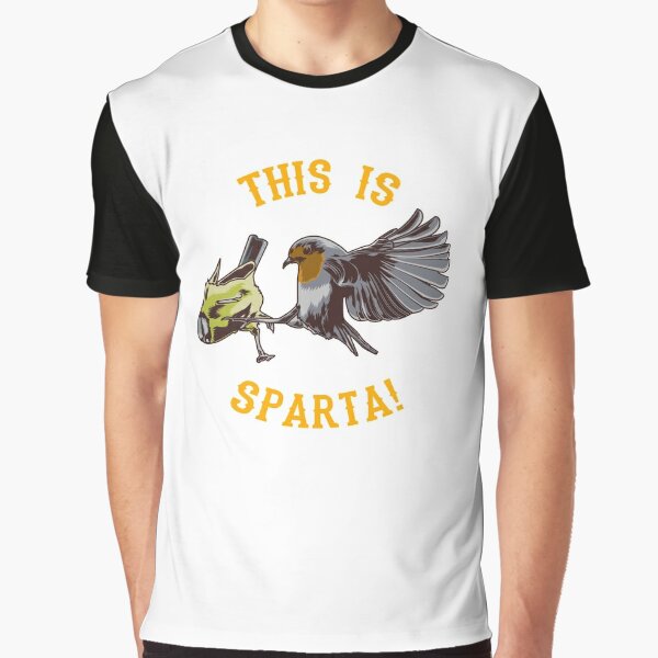 This Is Sparta Bird Meme | Hardcover Journal