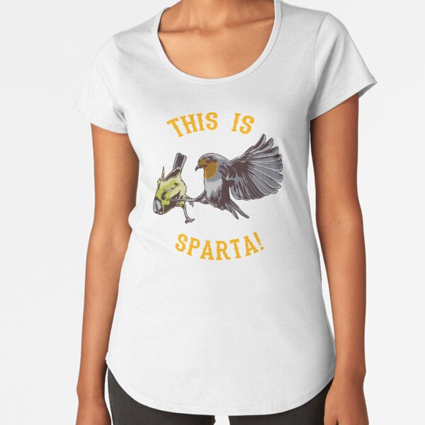 This Is Sparta Bird Meme | Hardcover Journal