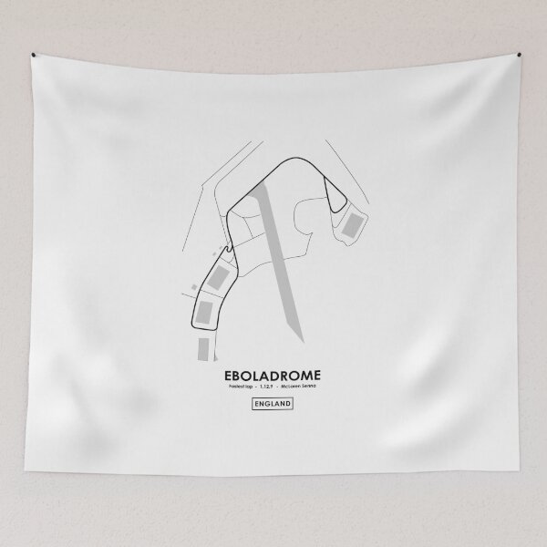 Item preview, EBOLADROME - England Track Map designed and sold by andreanastasio.