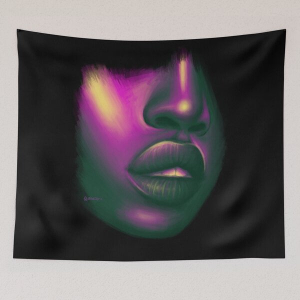 Item preview, Neon color portrait designed and sold by Marcos Sevilla Martin.