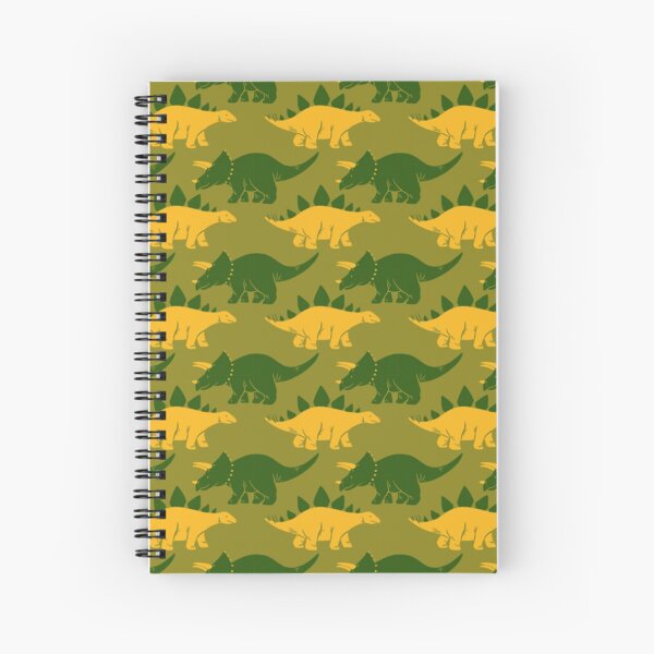 Mosaïque de dinos 2 Cahier à spirale