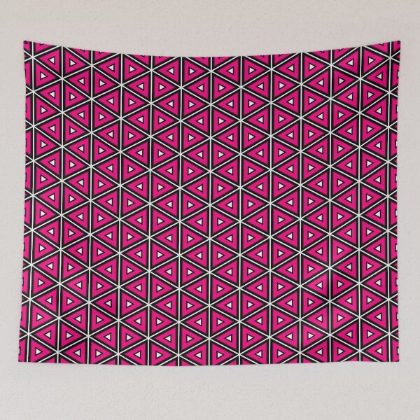 Item preview, Hot Pink Triangle Pattern designed and sold by ShopofWonder.