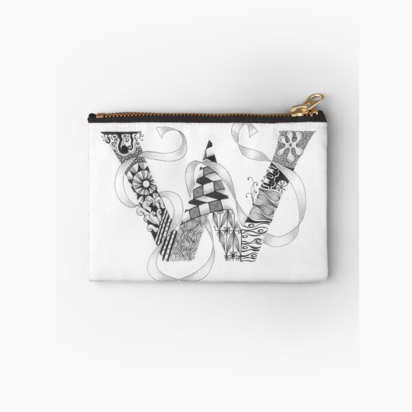 Item preview, Zentangle®-Inspired Art - Tangled Alphabet - W designed and sold by Laurel Storey, CZT.