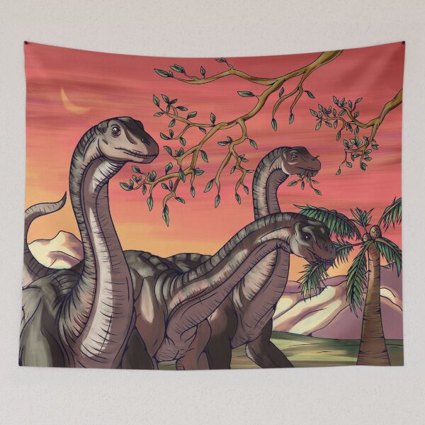 Item preview, Dinosaurs at Dusk designed and sold by TheKohakuDragon.
