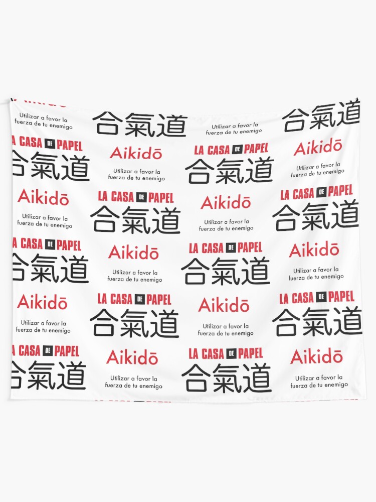 Aikido El Profesor La Casa De Papel Wall Tapestry
