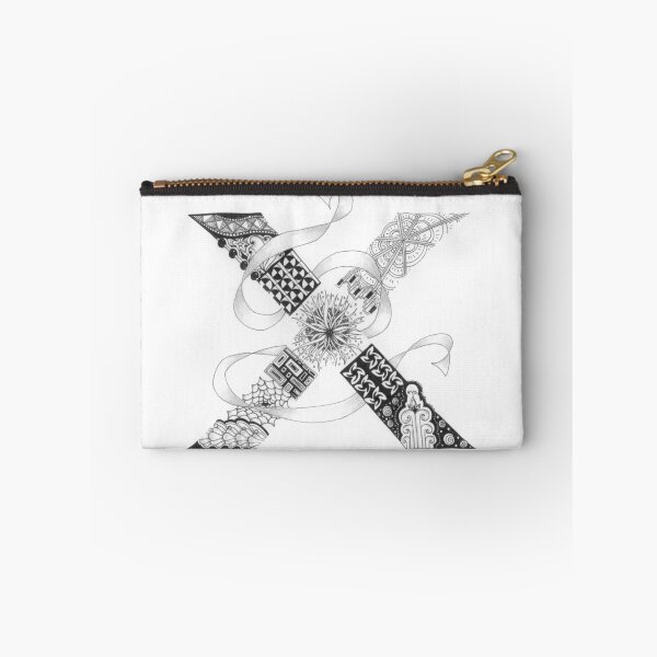 Item preview, Zentangle®-Inspired Art - Tangled Alphabet - X designed and sold by Laurel Storey, CZT.