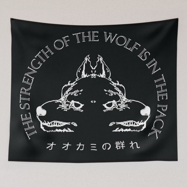 Item preview, Wolfpack Reflection Black designed and sold by SomersaultCloud.