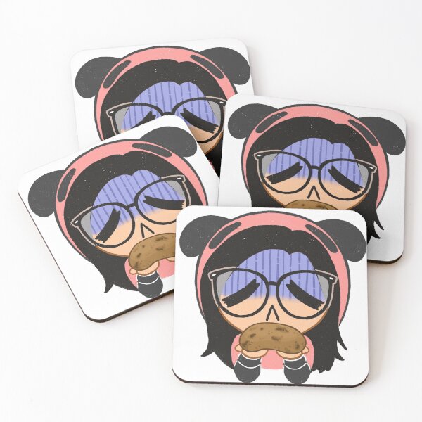 Item preview, tired girl in panda hat holding potato designed and sold by AnxiousPanda124.