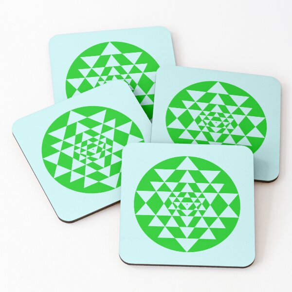 Item preview, Sri Yantra - Solid Green designed and sold by kernowerno.