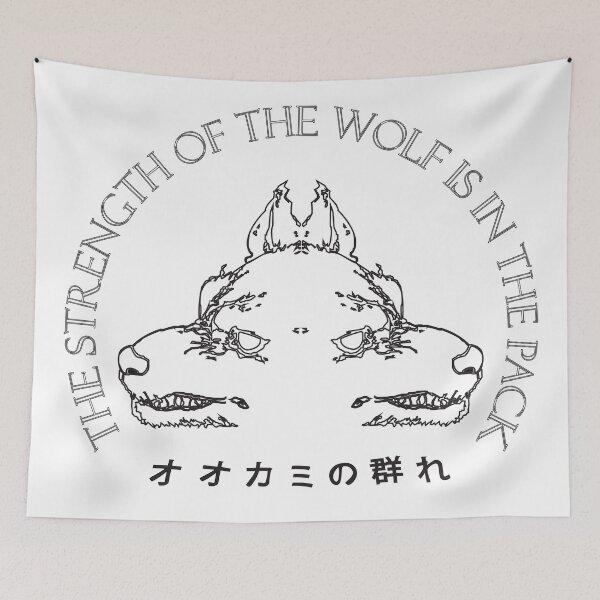 Item preview, Wolfpack Reflection White designed and sold by SomersaultCloud.