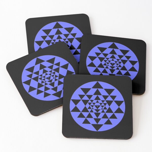 Item preview, Sri Yantra - Solid Blue designed and sold by kernowerno.