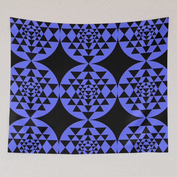 Item preview, Sri Yantra - Solid Blue designed and sold by kernowerno.