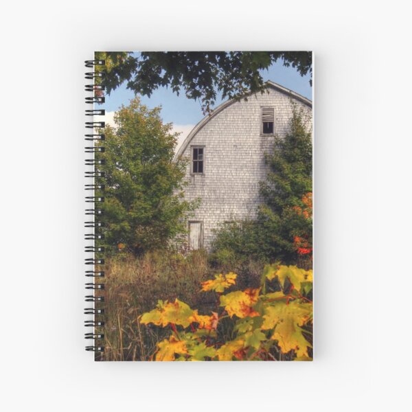 Fall Barn Spiral Notebook