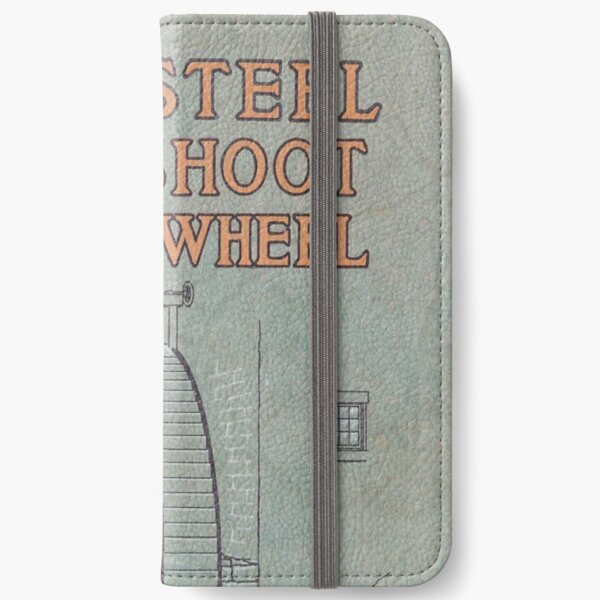 Vintage Water Wheel Catalog Cover iPhone Wallet