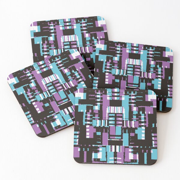 Item preview, Uneven block abstract - Pick and Teal designed and sold by crdraper.