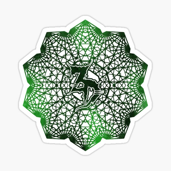 Artikel-Vorschau von Zeds Totes Mandala Grün, designt und verkauft von dingdesigns.