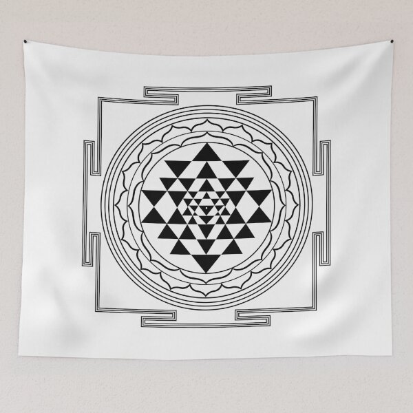 Item preview, Sri Yantra - Full BW designed and sold by kernowerno.