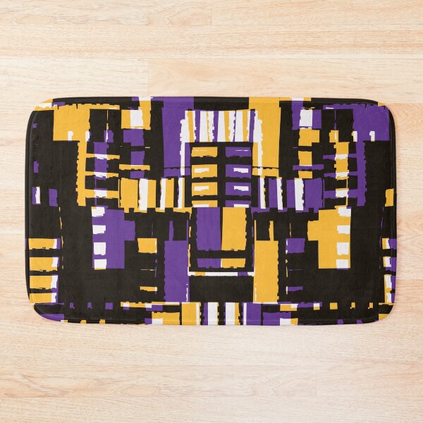 Item preview, Uneven block abstract - purple and yellow designed and sold by crdraper.