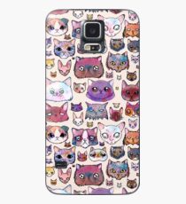 Katzengesichter Hülle & Klebefolie für Samsung Galaxy
