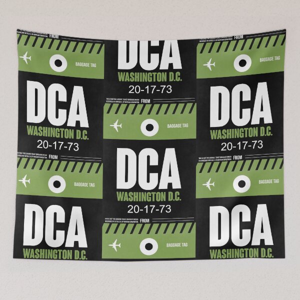 Item preview,  DCA Washington Luggage Tag 1 designed and sold by Irina March.