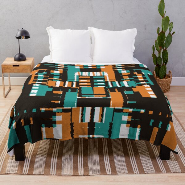 Item preview, Uneven block abstract - orange and green designed and sold by crdraper.