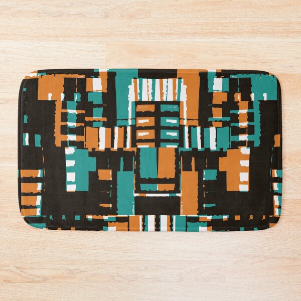 Item preview, Uneven block abstract - orange and green designed and sold by crdraper.