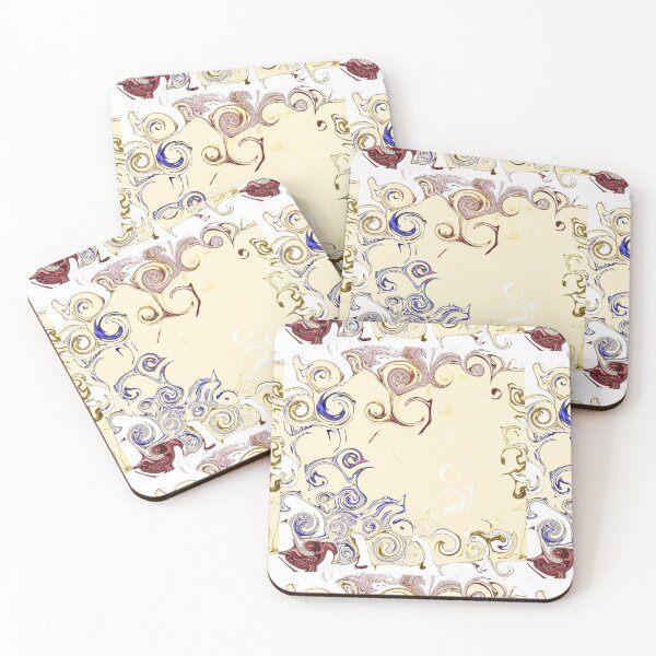 Item preview, Abstract Rococo Floral Swirl designed and sold by MaureenBoyle.