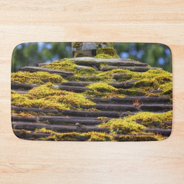 Item preview, Moss on Gazebo Roof Close-up, Italian Gardens, Glamis Castle, Scotland designed and sold by Yannik Hay.