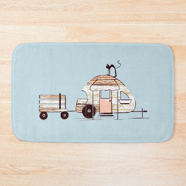 Happy Camper Bath Mat